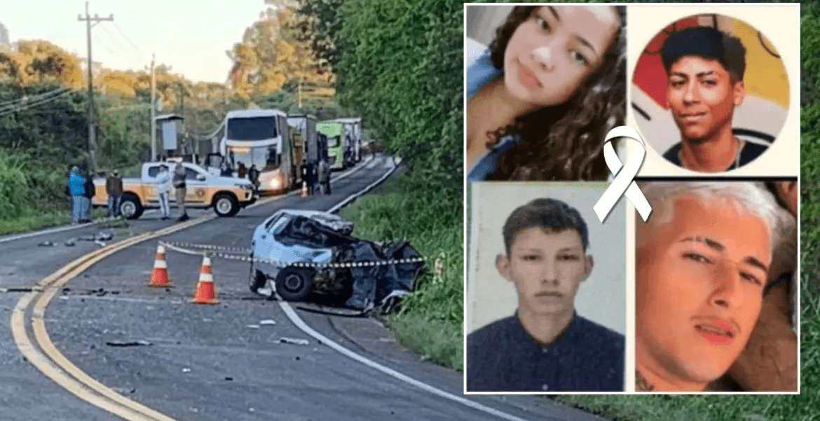 Jovens partem cedo demais: tragédia na ERS-404 choca o R…Veja mais