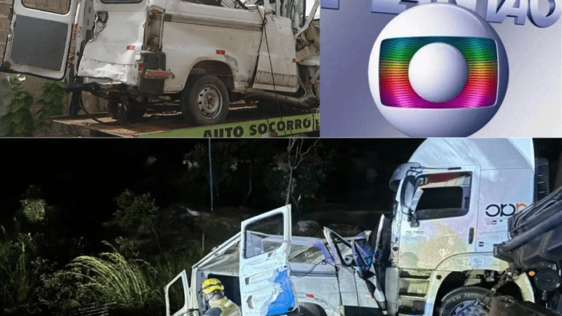 Tr4géd!a na BR-251: c0lisão entre van e carreta deixa nov…Ver mais