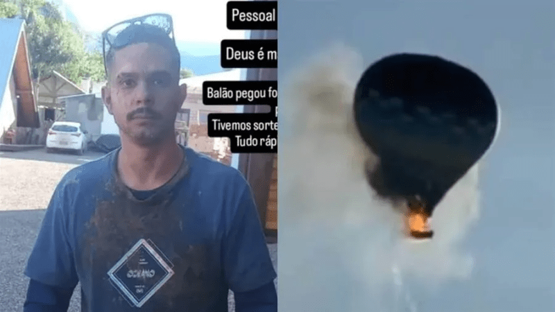 Tr4gédia no Céu de Santa Catarina: Balão em Chamas Deixa Mo…Ver mais